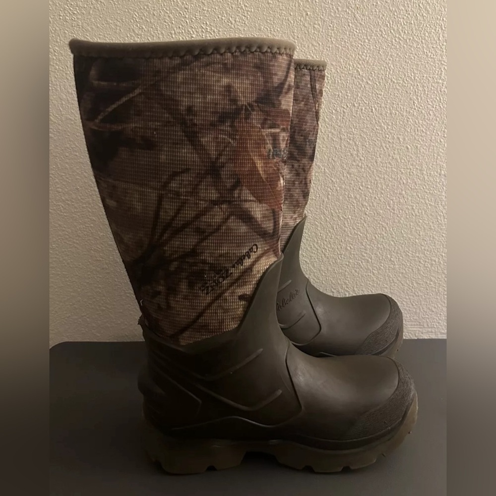 Cabelas instinct hunting muck waterproof rain rubber boot